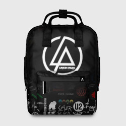 Женский рюкзак 3D Linkin Park rock logo