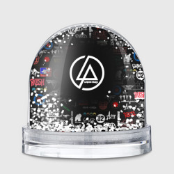 Игрушка Снежный шар Linkin Park rock logo