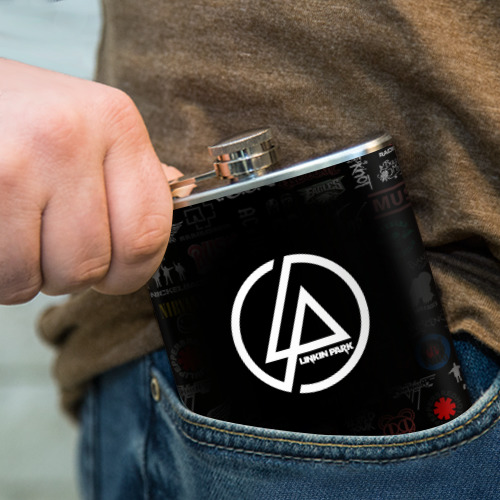 Фляга Linkin Park rock logo - фото 4