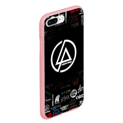 Чехол для iPhone 7Plus/8 Plus матовый Linkin Park rock logo - фото 2