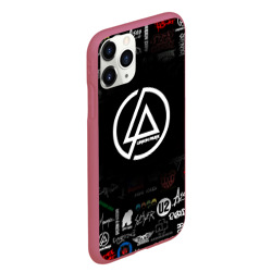 Чехол для iPhone 11 Pro Max матовый Linkin Park rock logo - фото 2