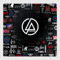 Магнитный плакат 3Х3 Linkin Park rock logo