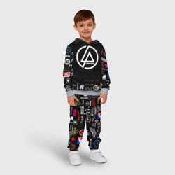 Детский костюм с толстовкой 3D Linkin Park rock logo - фото 2