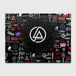 Обложка для студенческого билета Linkin Park rock logo