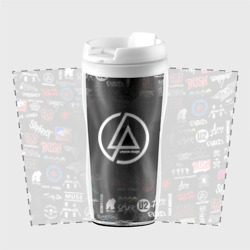 Термокружка-непроливайка Linkin Park rock logo - фото 2
