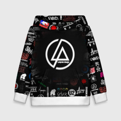 Детская толстовка 3D Linkin Park rock logo