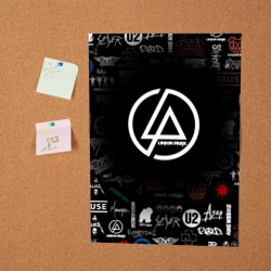 Постер Linkin Park rock logo - фото 2