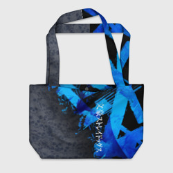 Пляжная сумка 3D BSD logo blue