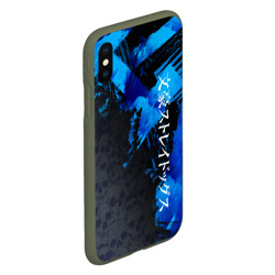 Чехол для iPhone XS Max матовый BSD logo blue - фото 2