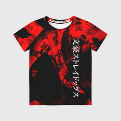Детская футболка 3D BSD logo red