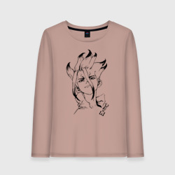 Женский лонгслив хлопок Доктор Стоун