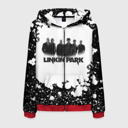 Мужская толстовка 3D на молнии Linkin Park+спина