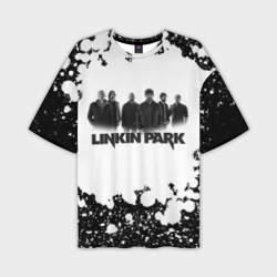 Мужская футболка oversize 3D Linkin Park+спина