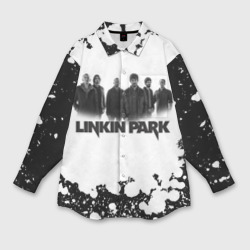 Женская рубашка oversize 3D Linkin Park+спина