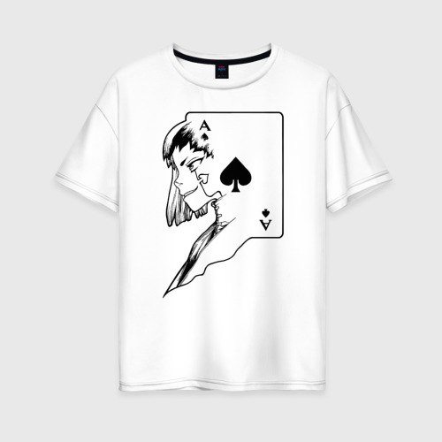 Женская футболка из хлопка оверсайз с принтом Аниме Доктор Стоун, вид спереди №1