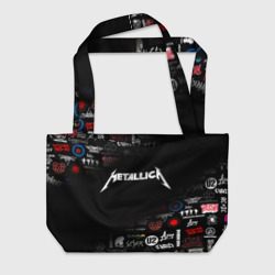 Пляжная сумка 3D Metallica Металлика