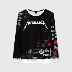 Женский свитшот 3D Metallica Металлика