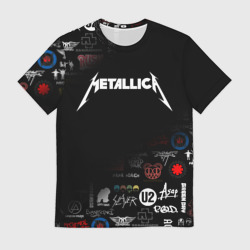Мужская футболка 3D Metallica Металлика