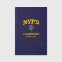 Обложка для паспорта матовая кожа Бруклин 9-9 департамент NYPD