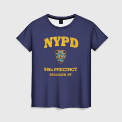 Женская футболка 3D Бруклин 9-9 департамент NYPD