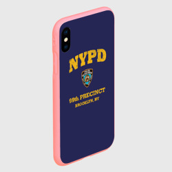 Чехол для iPhone XS Max матовый Бруклин 9-9 департамент NYPD - фото 2