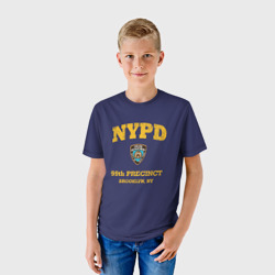 Детская футболка 3D Бруклин 9-9 департамент NYPD - фото 2