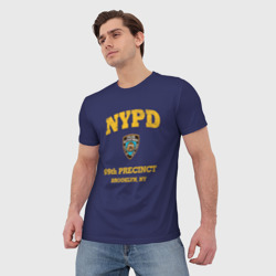 Мужская футболка 3D Бруклин 9-9 департамент NYPD - фото 2