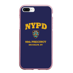 Чехол для iPhone 7Plus/8 Plus матовый Бруклин 9-9 департамент NYPD