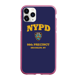 Чехол для iPhone 11 Pro Max матовый Бруклин 9-9 департамент NYPD