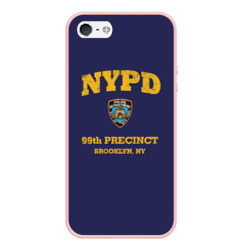 Чехол для iPhone 5/5S матовый Бруклин 9-9 департамент NYPD