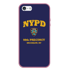 Чехол для iPhone 5/5S матовый Бруклин 9-9 департамент NYPD