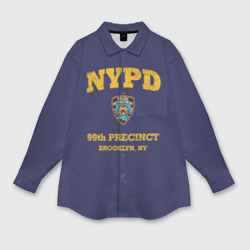 Мужская рубашка oversize 3D Бруклин 9-9 департамент NYPD