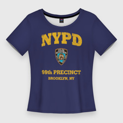 Женская футболка 3D Slim Бруклин 9-9 департамент NYPD