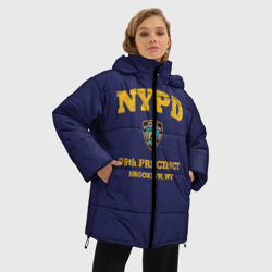 Женская зимняя куртка Oversize Бруклин 9-9 департамент NYPD - фото 2