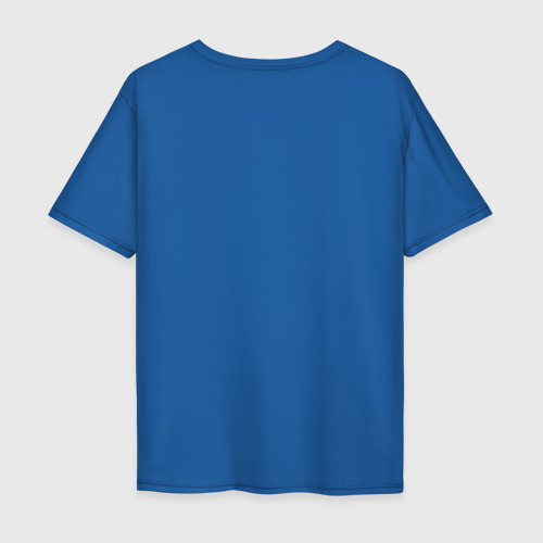 Мужская футболка хлопок Oversize NIFFLER, цвет синий - фото 2