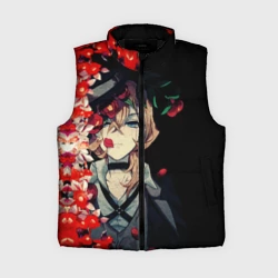 Женский жилет утепленный 3D Чуя Накахара. Великий из бродячих псов