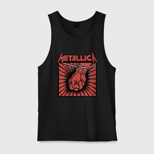 Мужская майка хлопок Metallica Металлика