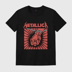 Мужская футболка хлопок Metallica Металлика