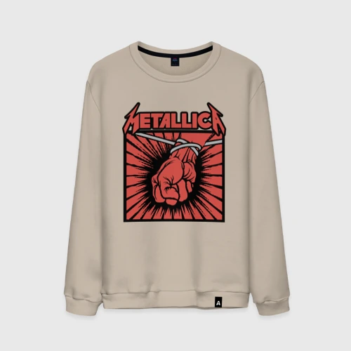 Мужской свитшот хлопок Metallica Металлика