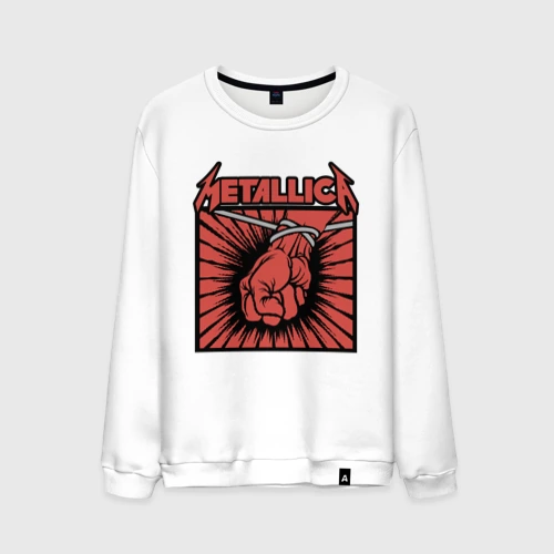 Мужской свитшот хлопок Metallica Металлика