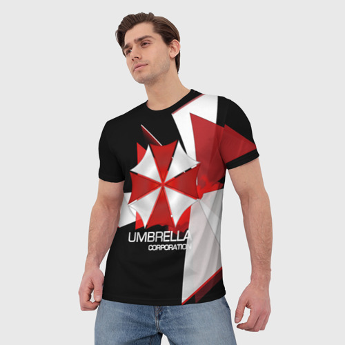 Мужская футболка 3D Umbrella Corp, цвет 3D печать - фото 3