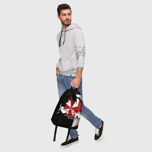 Рюкзак 3D с принтом UMBRELLA CORP, фото #5