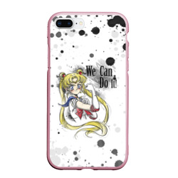 Чехол для iPhone 7Plus/8 Plus матовый Sailor Moon. We can do it!