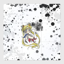 Магнитный плакат 3Х3 Sailor Moon. We can do it!