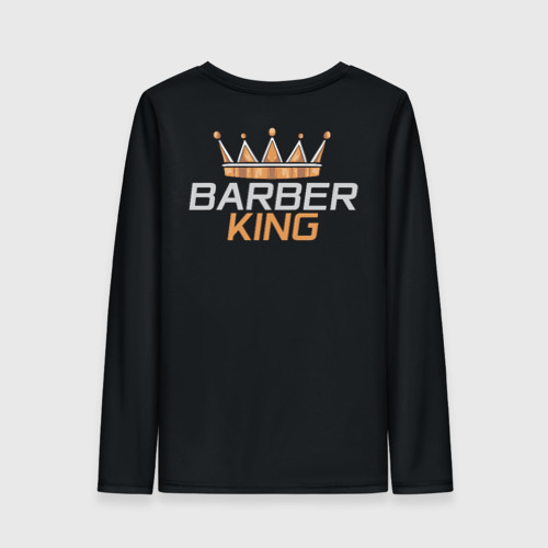 Женский лонгслив 3D Barber King Барбер Король, цвет 3D печать - фото 2