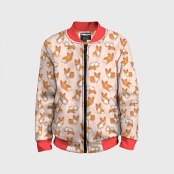 Детский бомбер 3D Корги