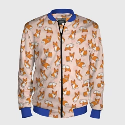 Мужской бомбер 3D Корги