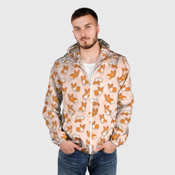 Мужская ветровка 3D Корги - фото 2