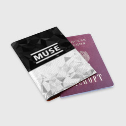 Обложка для паспорта матовая кожа Muse - фото 2