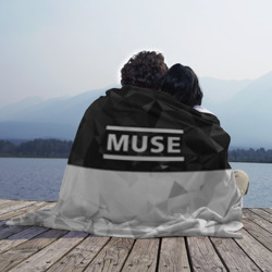 Плед с принтом Muse для любого человека, вид спереди №3. Цвет основы: 3d (велсофт)